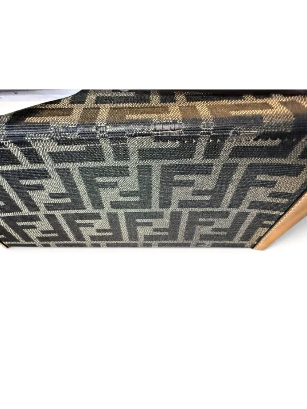 Fendi Zucca Mini Soft Trunk with Adjustable Crossbody Strap and COA
